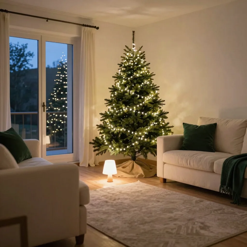Luces cálidas sin deslumbrar el salón